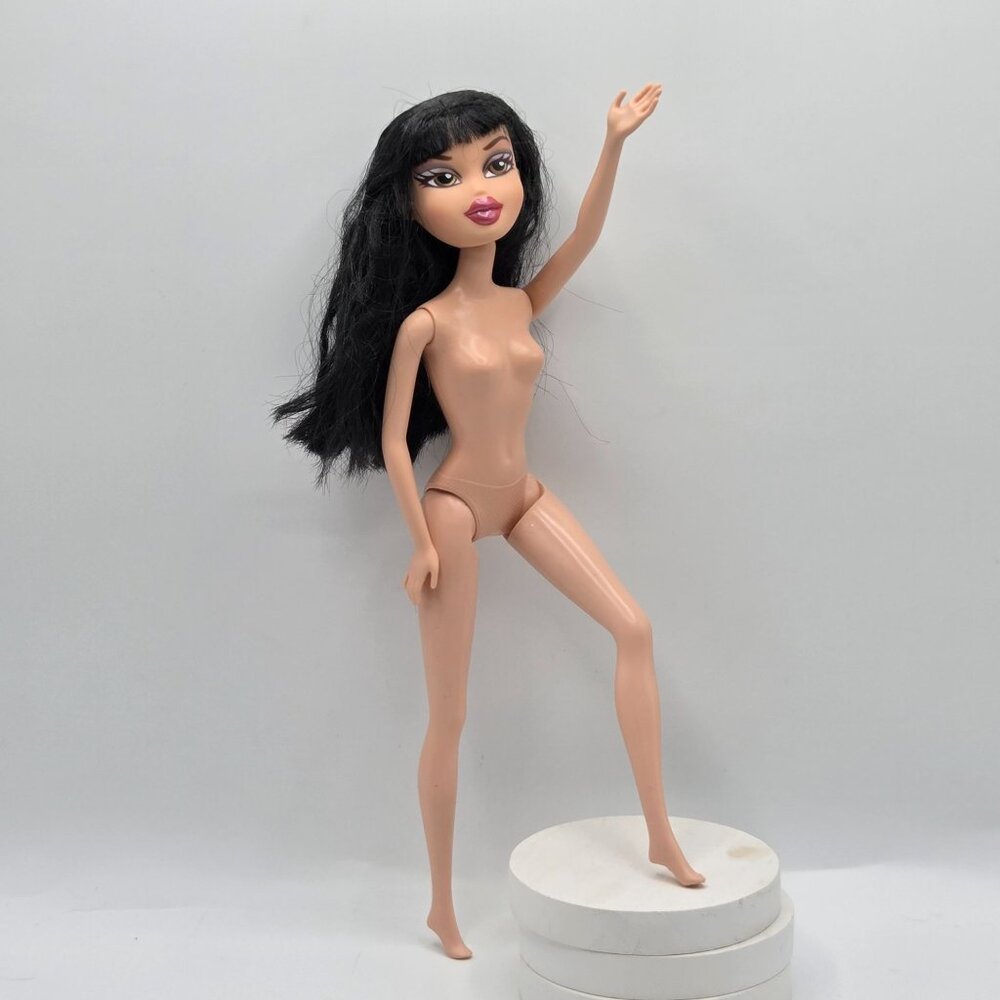 Bratz 2001 Jade Doll Head On Barbie Body Franken Doll Nude Collectible